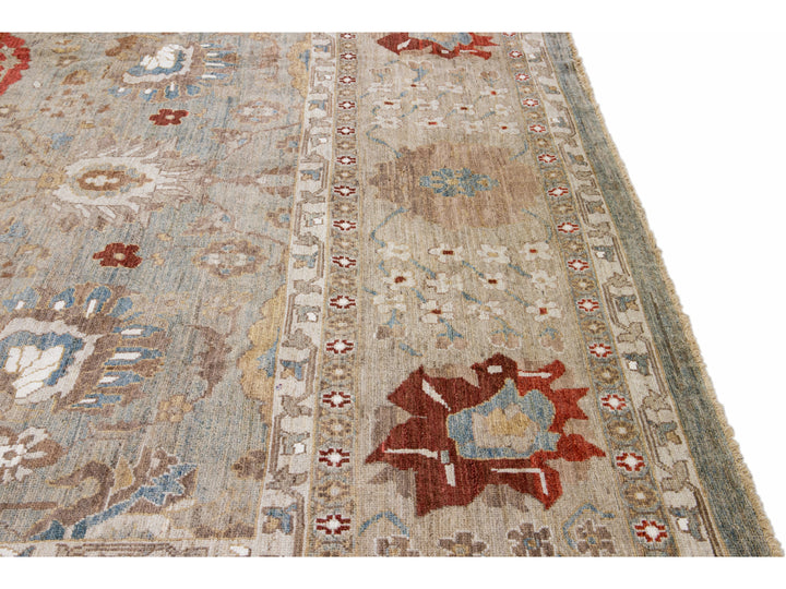 Modern Sultanabad Rug 13 X 18