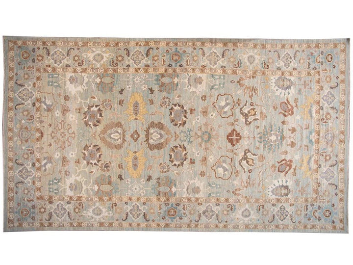 Modern Oversize Sultanabad Wool Rug 13 X 13
