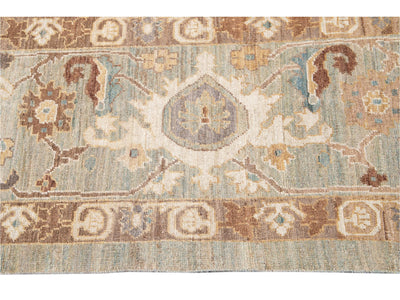 Modern Oversize Sultanabad Wool Rug 13 X 13