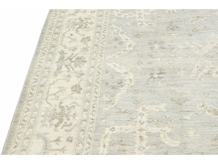 Modern Oushak Wool Rug 8 X 12