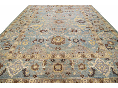 Modern Sultanabad Wool Rug 12 X 17