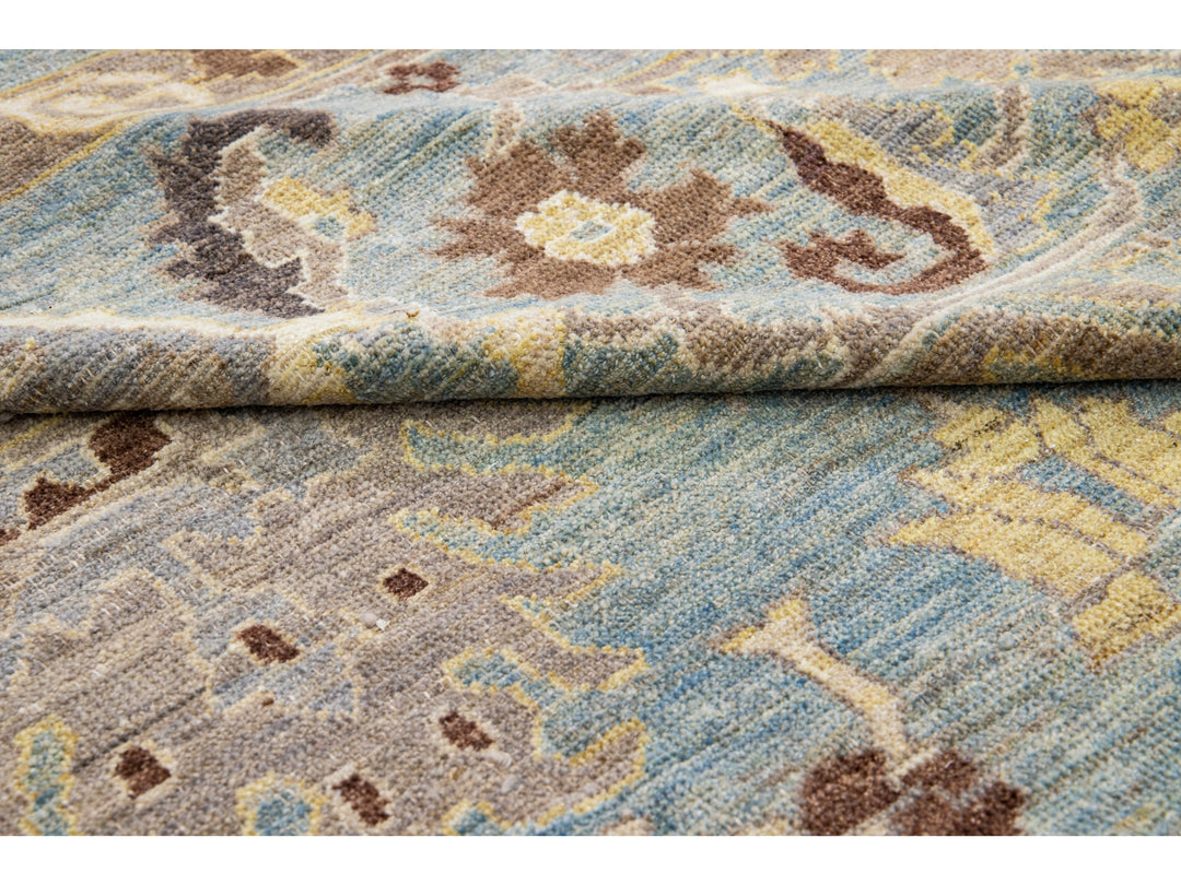 Modern Sultanabad Wool Rug 12 X 17