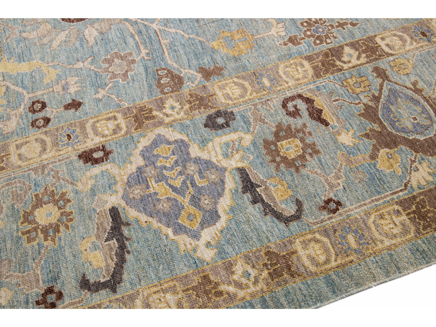 Modern Sultanabad Wool Rug 12 X 17