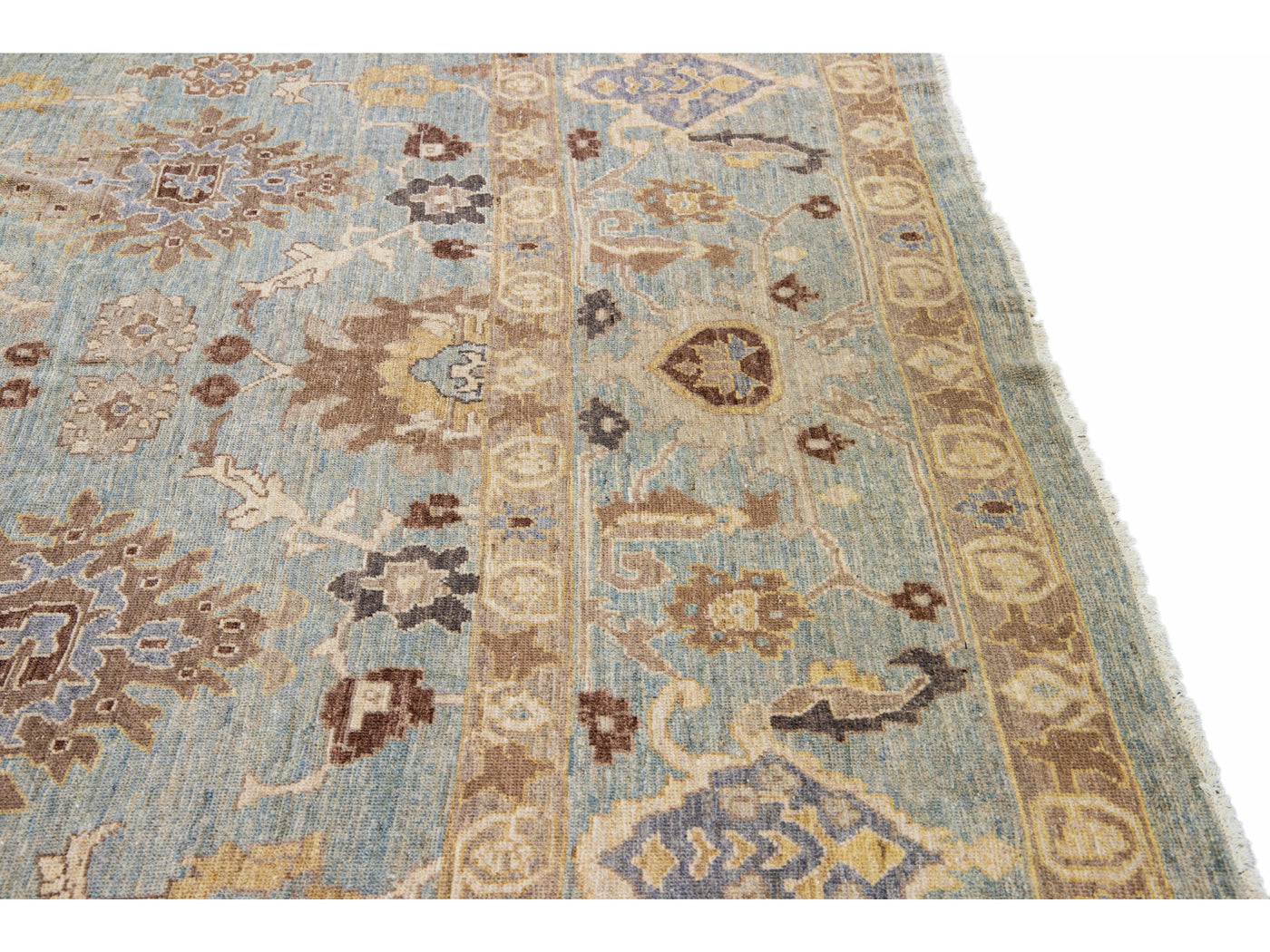 Modern Sultanabad Wool Rug 12 X 17