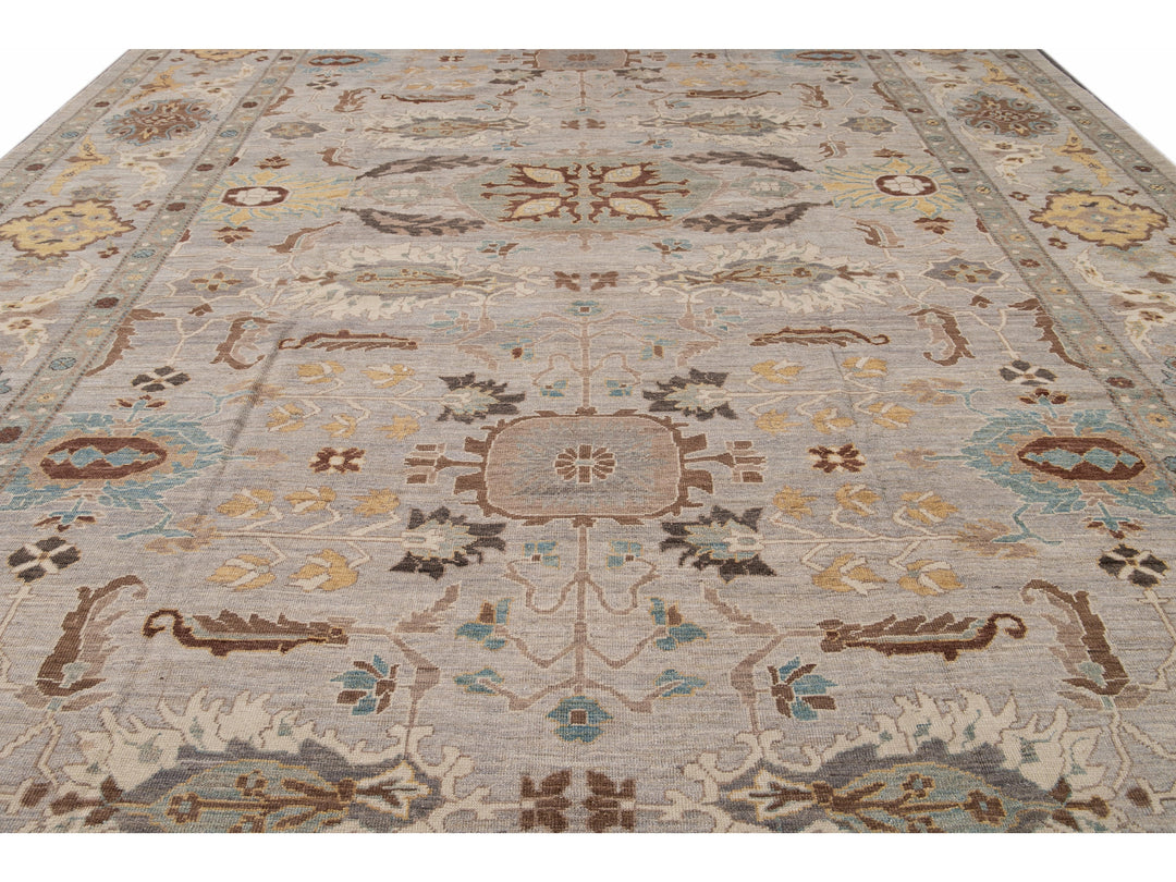 21st Century Modern Sultanabad Oversize Wool Rug