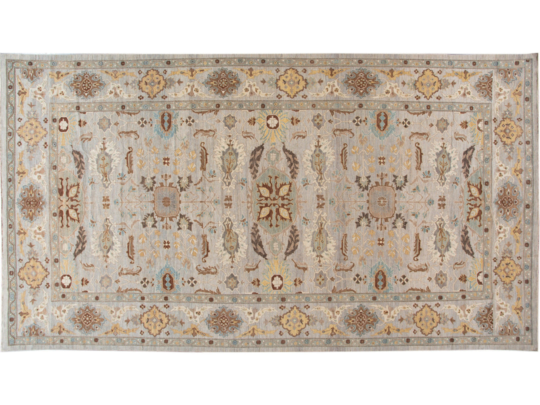 21st Century Modern Sultanabad Oversize Wool Rug
