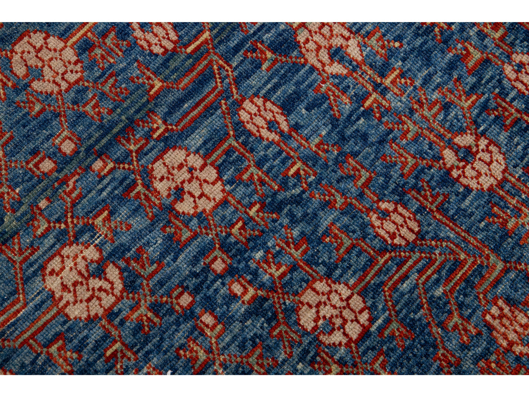 Vintage Khotan Style Tribal Wool Rug 8 X 12