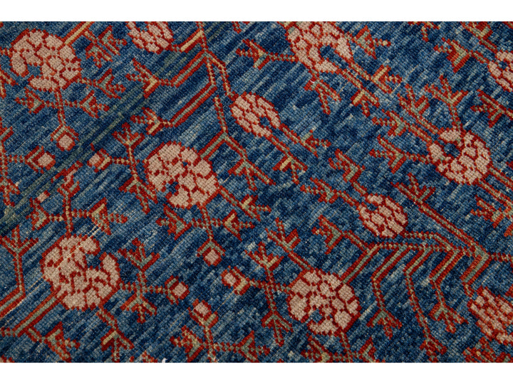 Vintage Khotan Style Tribal Wool Rug 8 X 12