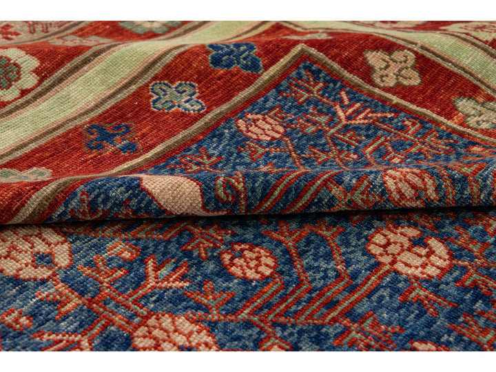 Vintage Khotan Style Tribal Wool Rug 8 X 12