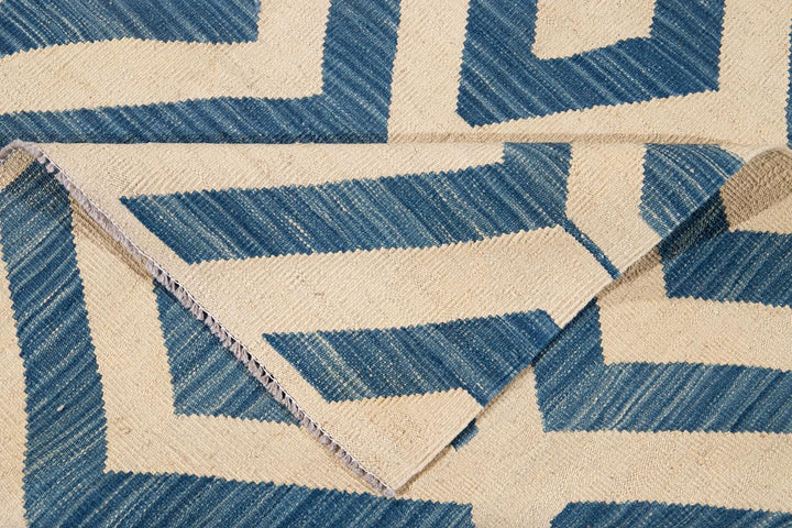 Modern Flatweave Kilim Wool Rug 11 X 12