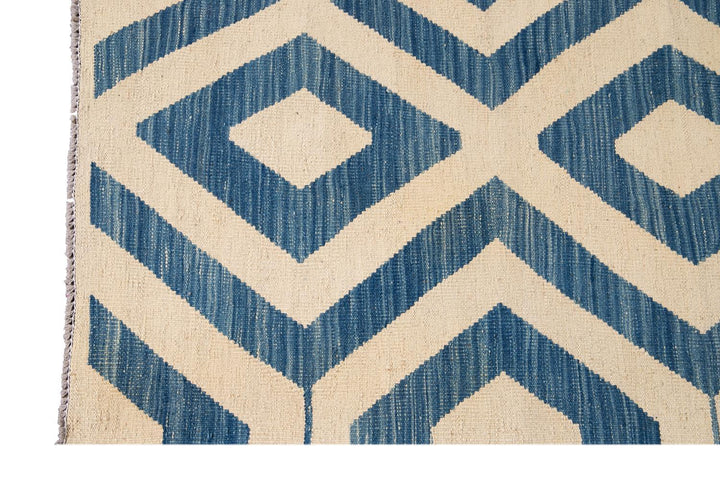 Modern Flatweave Kilim Wool Rug 11 X 12