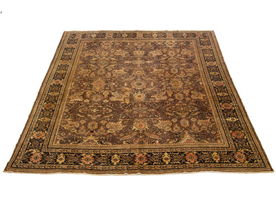 Antique Mahal Wool Rug 9 X 12