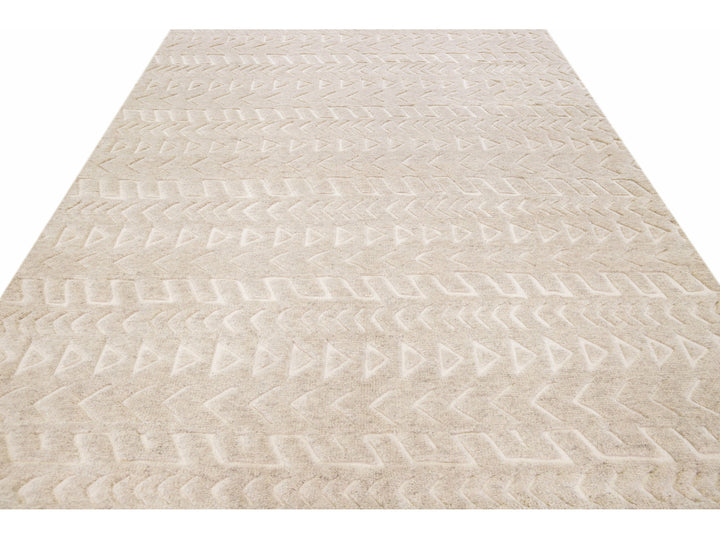 Modern Moroccan Wool Rug 8 X 13