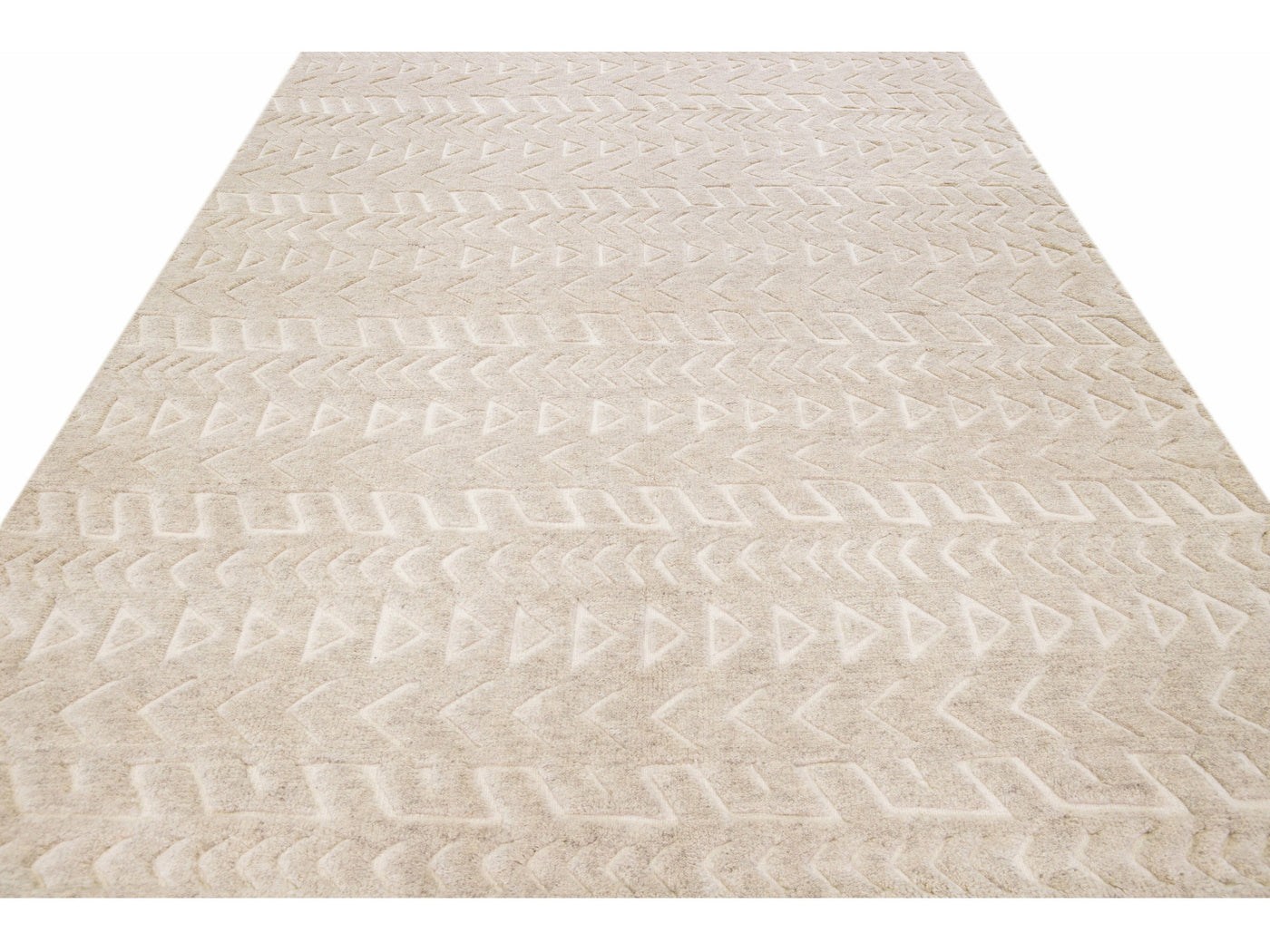 Modern Moroccan Wool Rug 8 X 13