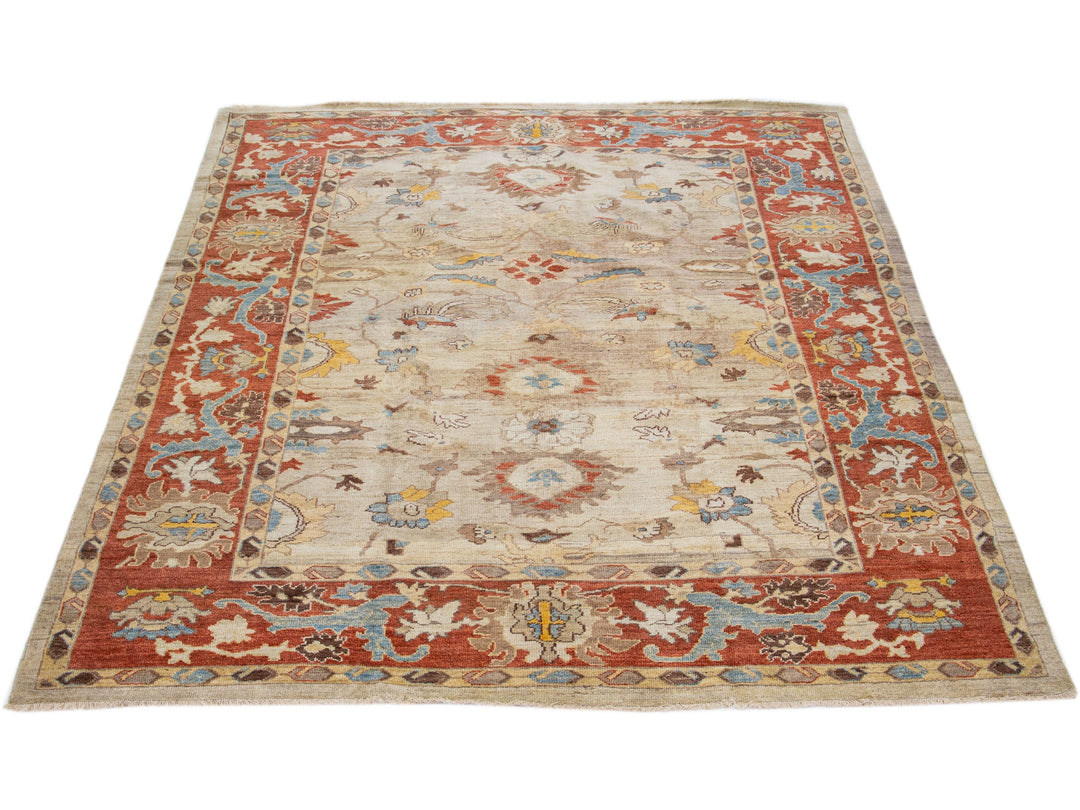 Modern Sultanabad Rug 8 X 10
