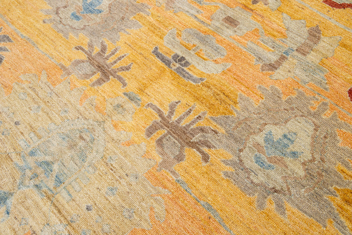 Contemporary Sultanabad Wool Rug 10 X 14