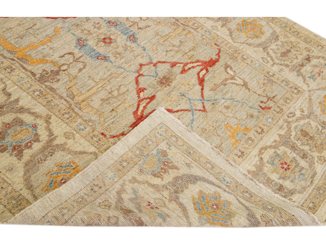 Modern Sultanabad Wool Rug 6 X 10
