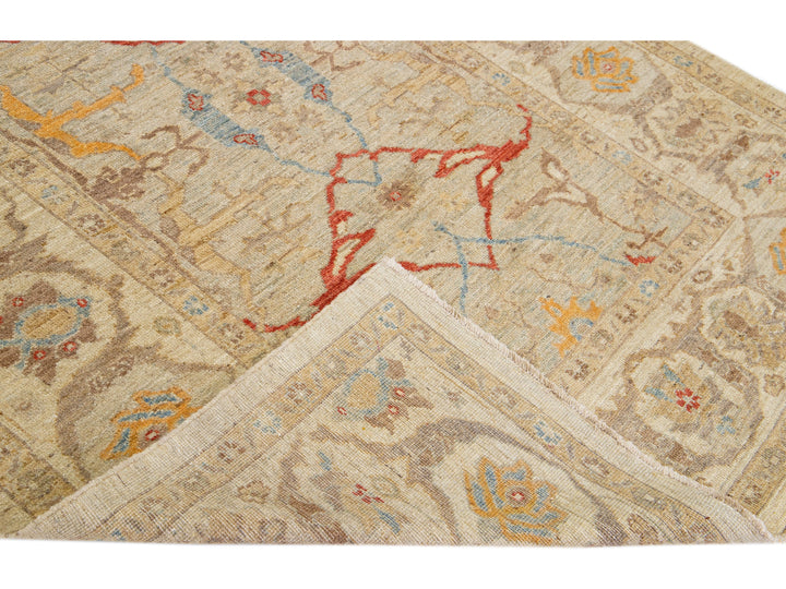 Modern Sultanabad Wool Rug 6 X 10