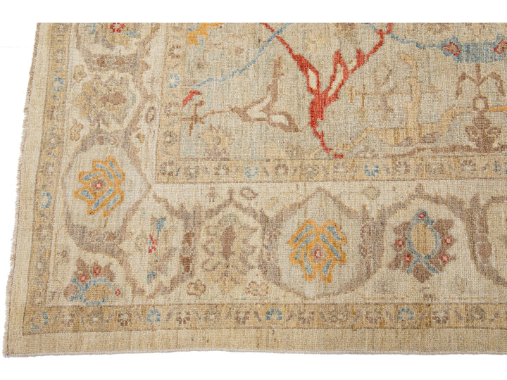 Modern Sultanabad Wool Rug 6 X 10