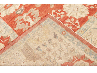 Modern Oversize Sultanabad Wool Rug 12 X 15