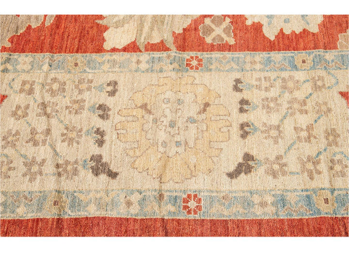 Modern Oversize Sultanabad Wool Rug 12 X 15
