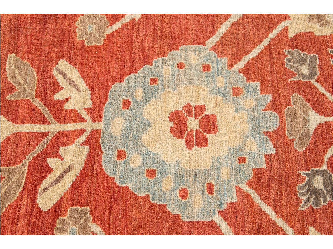 Modern Oversize Sultanabad Wool Rug 12 X 15