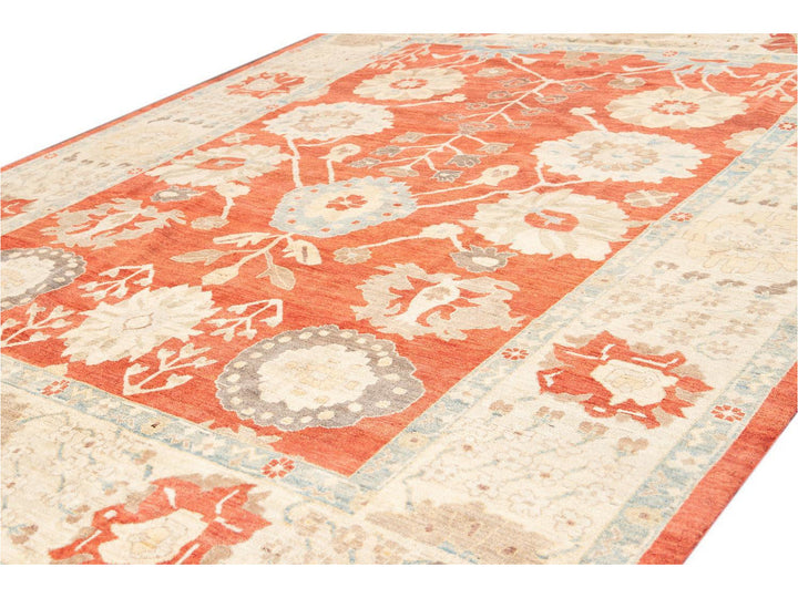 Modern Oversize Sultanabad Wool Rug 12 X 15