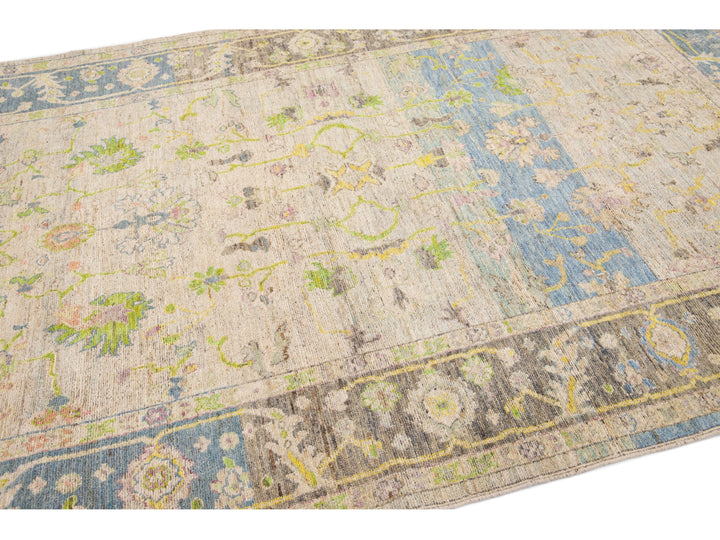 Modern Turkish Wool Rug 6 X 10