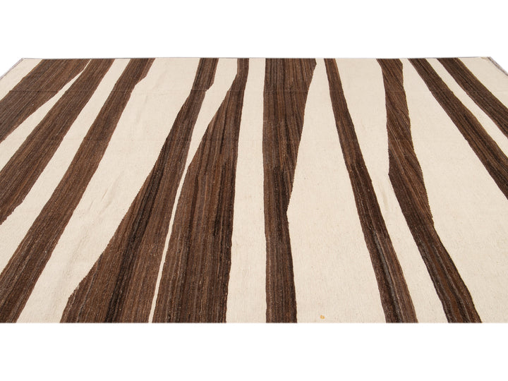 Modern Flatweave Kilim Rug 9 X 12