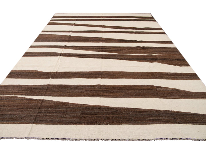 Modern Flatweave Kilim Rug 9 X 12