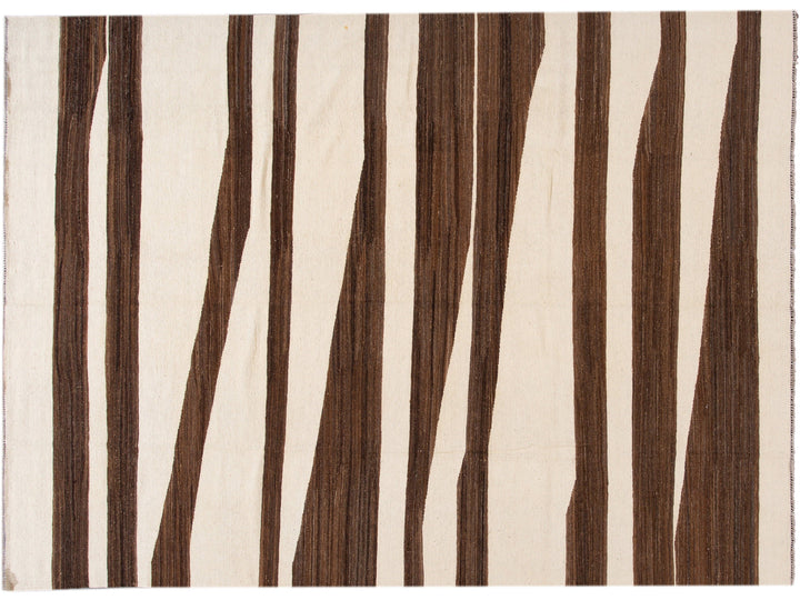 Modern Flatweave Kilim Rug 9 X 12