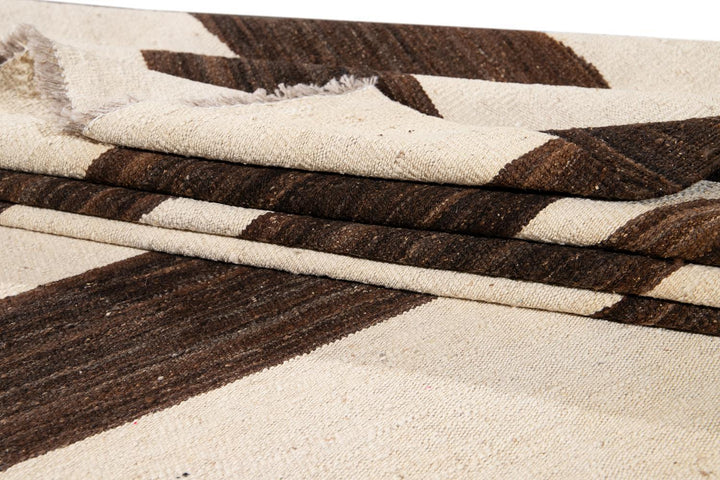 21st Century Modern Kilim Wool Rug 10 X 14