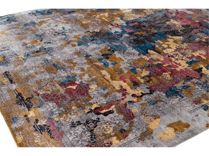 21st Century Modern SIlk Rug 10' x 14'
