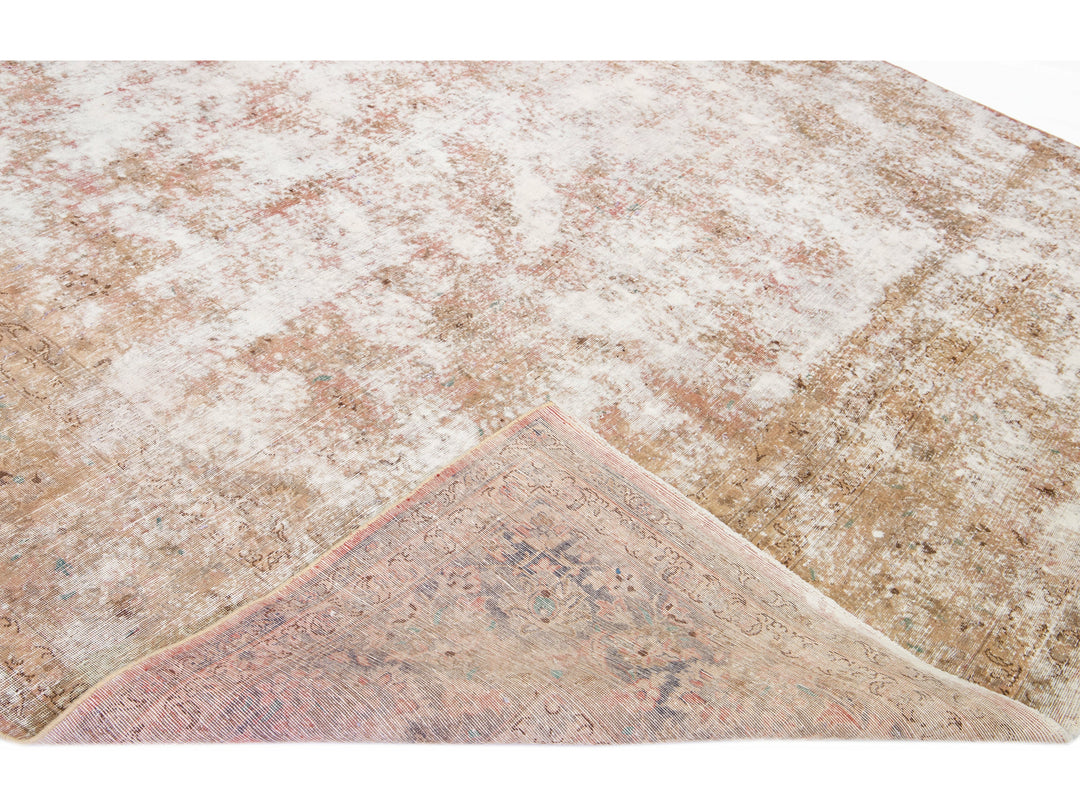 20th Century Antique Tabriz Wool Rug 9 X 19