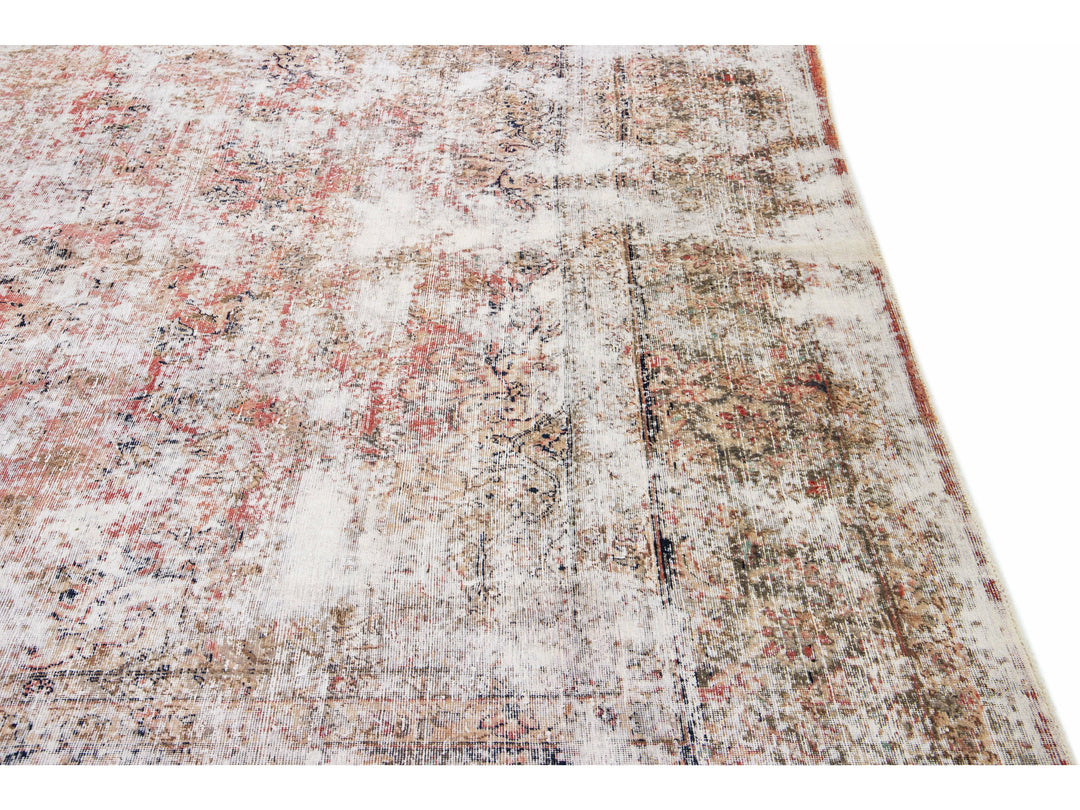 20th Century Antique Tabriz Wool Rug 9 X 19
