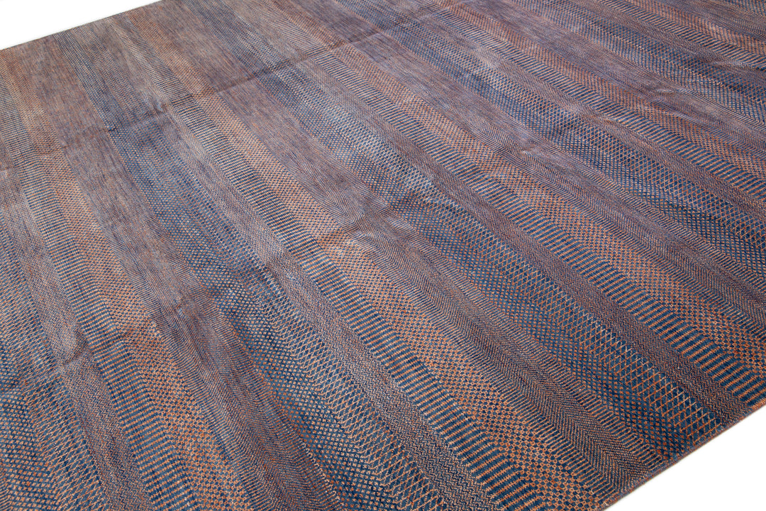 Modern Savannah Wool Rug 10 X 14