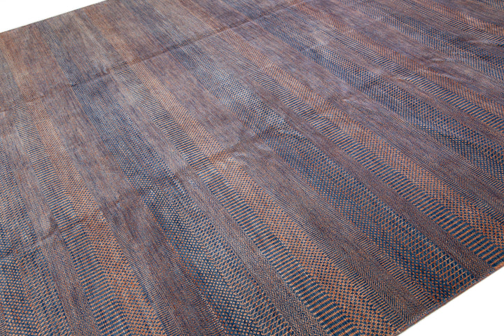 Modern Savannah Wool Rug 10 X 14