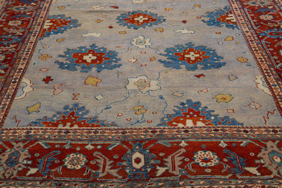 Antique Mahal Wool Rug 9 X 11