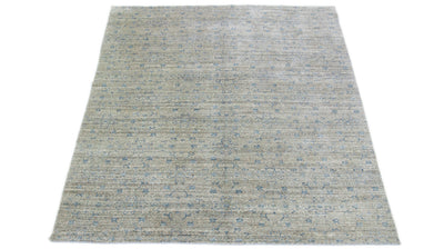 Modern Wool and Silk Rug 8 X 10