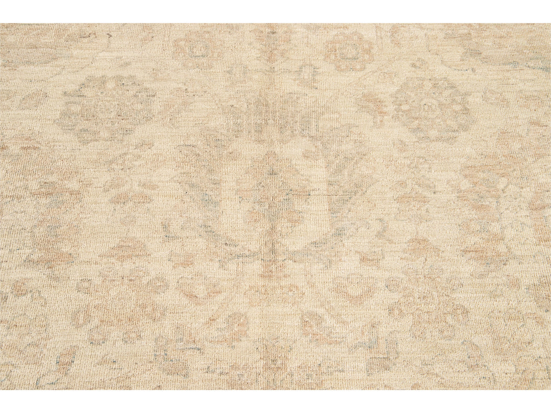 Modern Indian Khotan Wool Rug 18 X 22