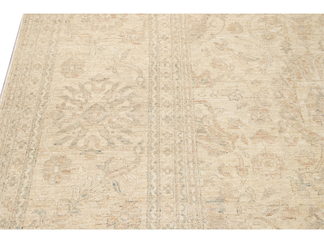 Modern Indian Khotan Wool Rug 18 X 22