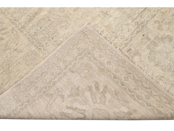 Modern Indian Khotan Wool Rug 18 X 22