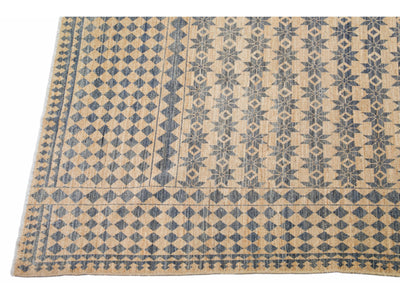 Modern Khotan Wool Rug 10 X 14