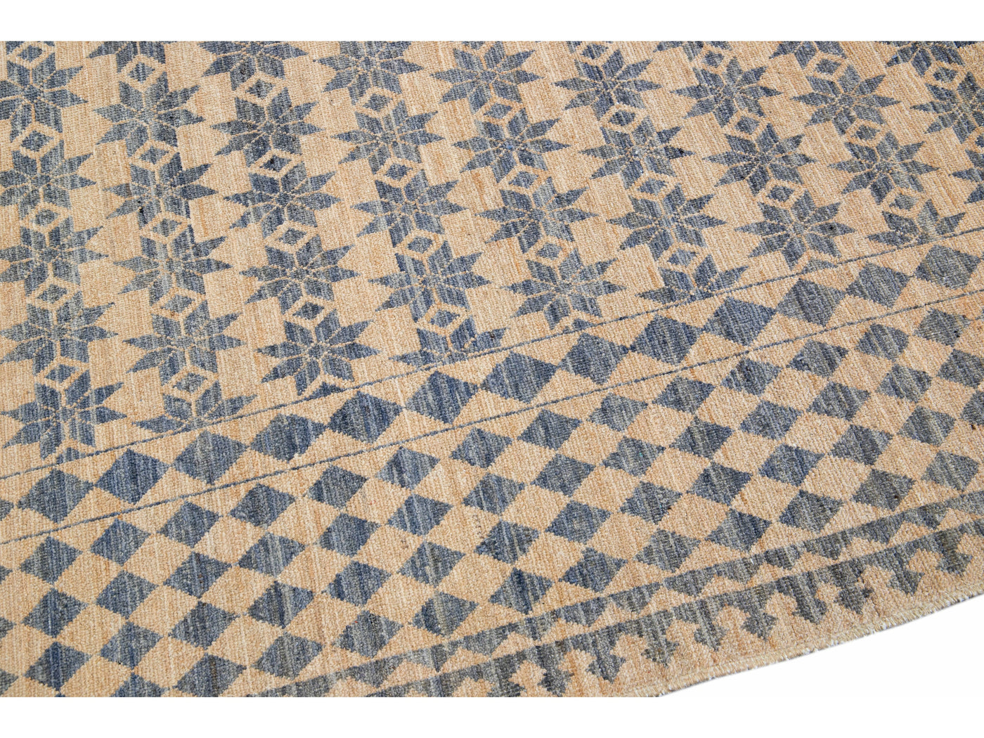 Modern Khotan Wool Rug 10 X 14