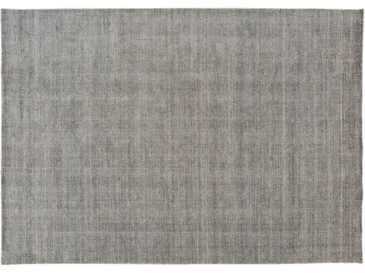 Modern Bamboo & Silk Boho Rug 10 X 14