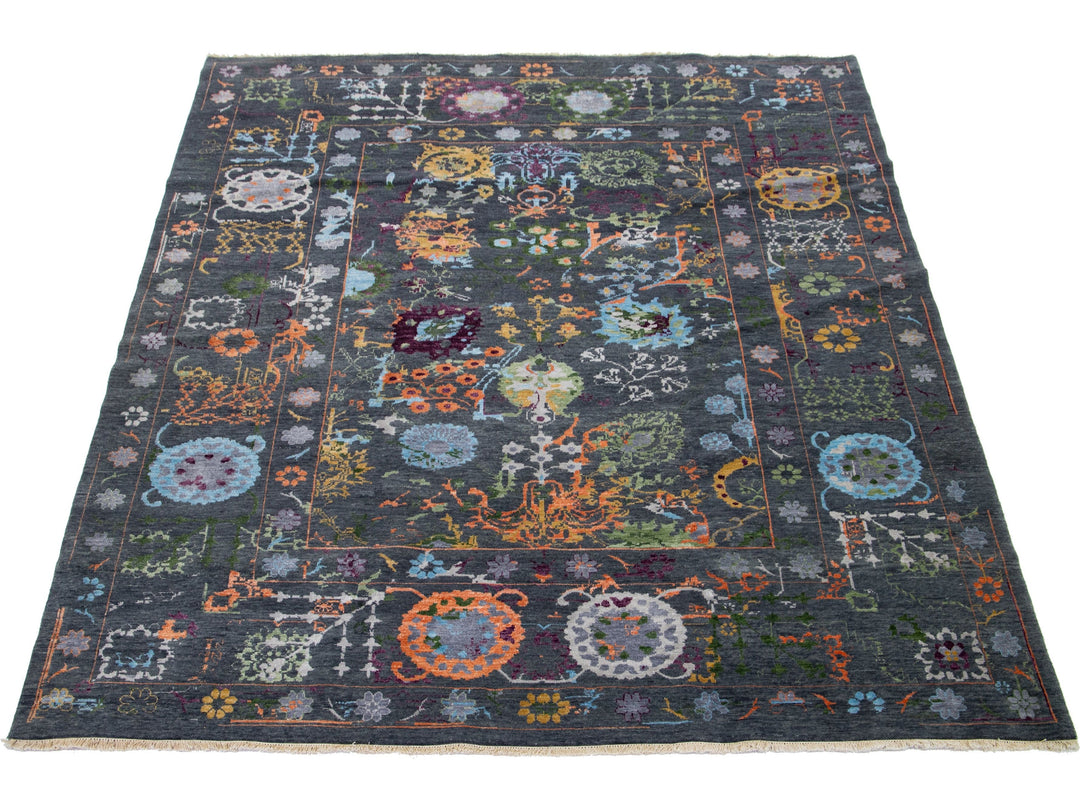 Contemporary Transitional Wool Rug 8 X 10