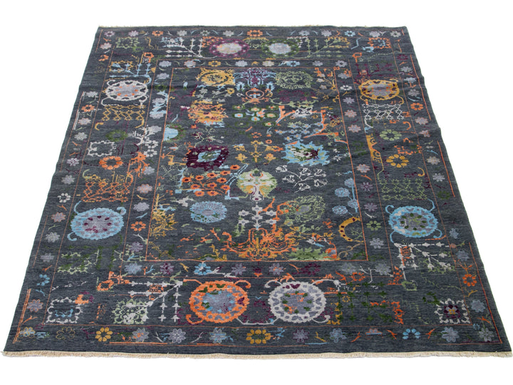 Contemporary Transitional Wool Rug 8 X 10