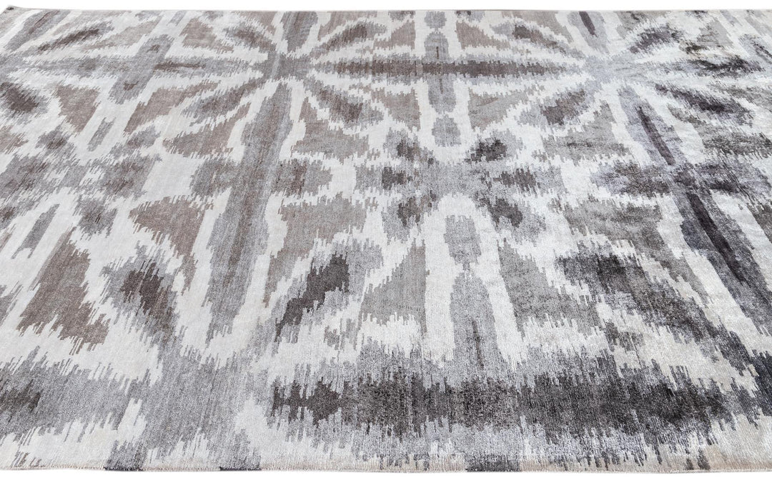 21st Century Modern Indian Silk Rug 10 X 14