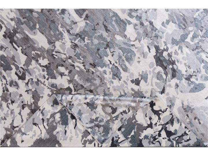 21st Century Modern Silk Rug 10 X 14