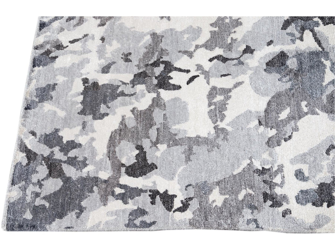 21st Century Modern Silk Rug 10 X 14